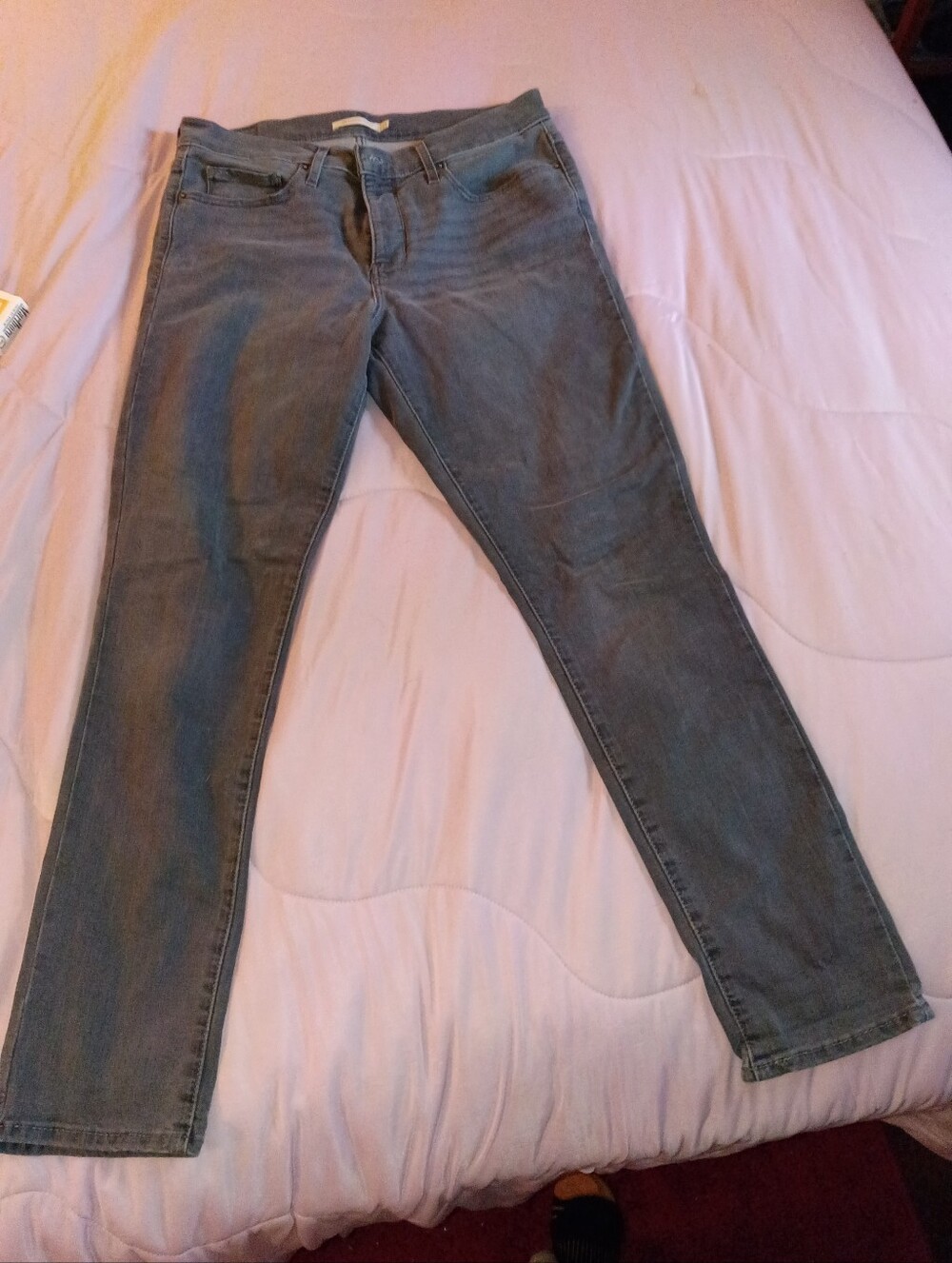 Levi's Dark Grey 311 Shaping Jeans.